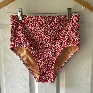 J Crew high waisted bikini bottom